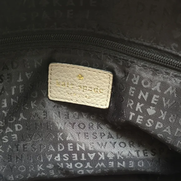 Kate Spade Gray and Black Shoulder Bag EUC - Picture 9 of 11